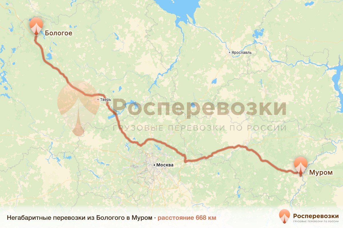 Негабарит Бологое Муром
