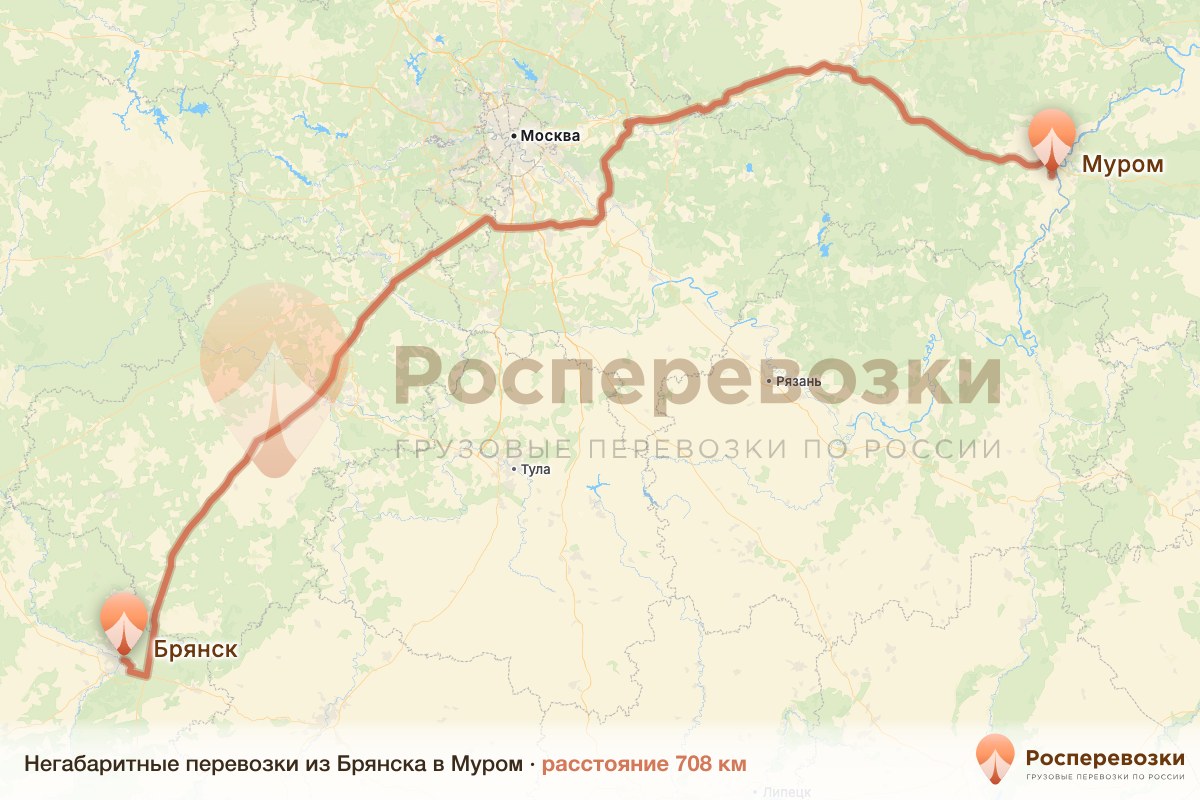 Негабарит Брянск Муром
