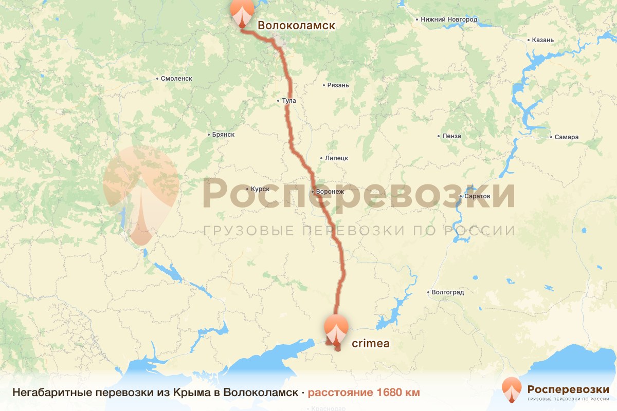 Негабарит Крым Волоколамск