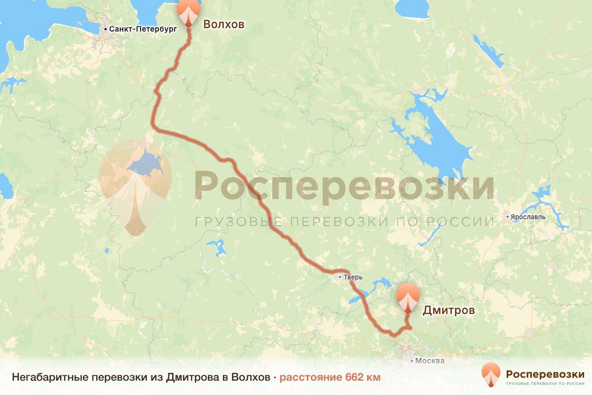 Негабарит Дмитров Волхов