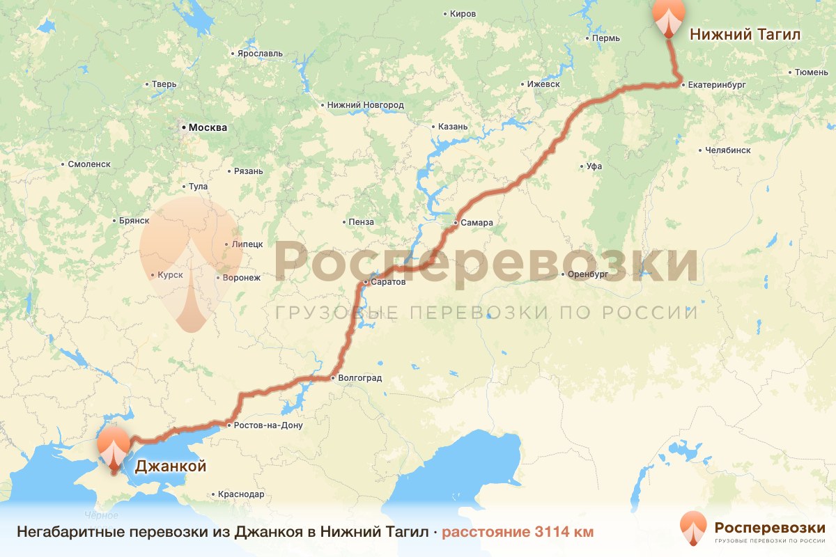 Негабарит Джанкой Нижний Тагил