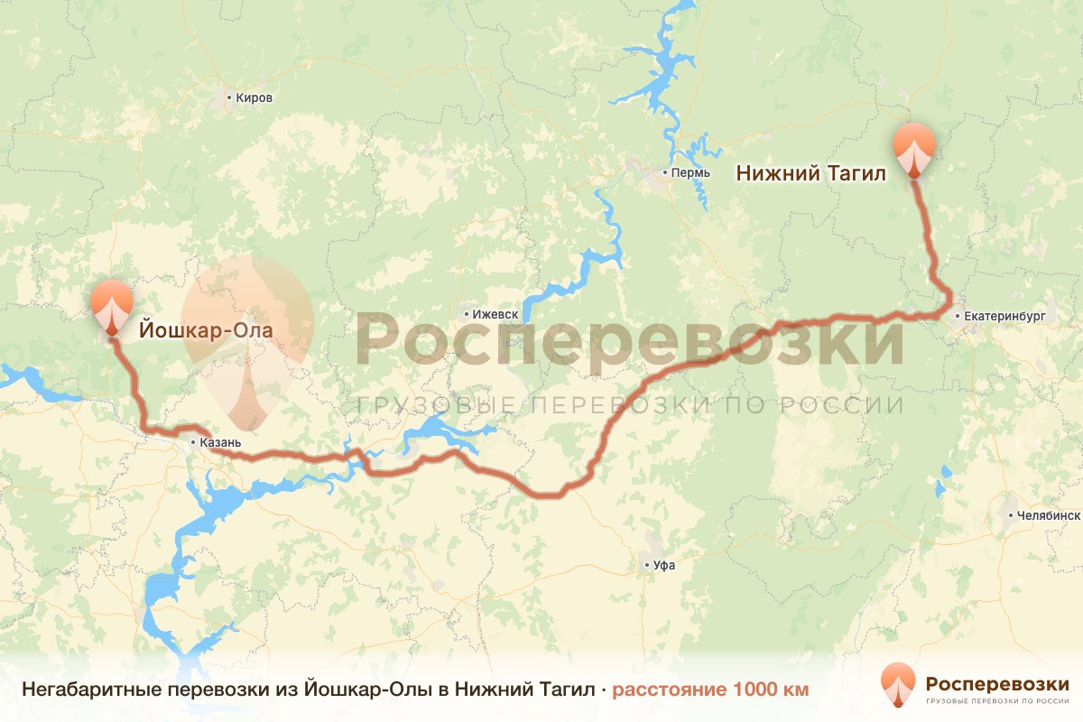 Негабарит Йошкар-Ола Нижний Тагил