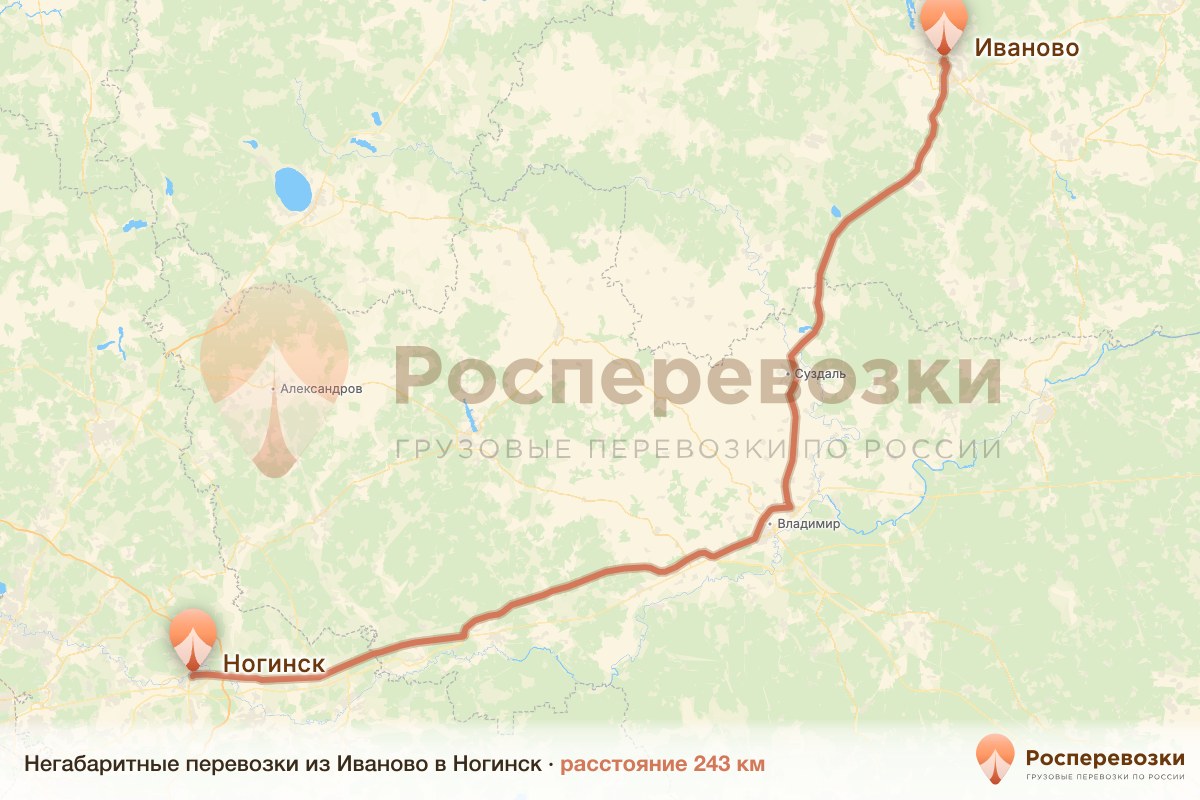 Негабарит Иваново Ногинск