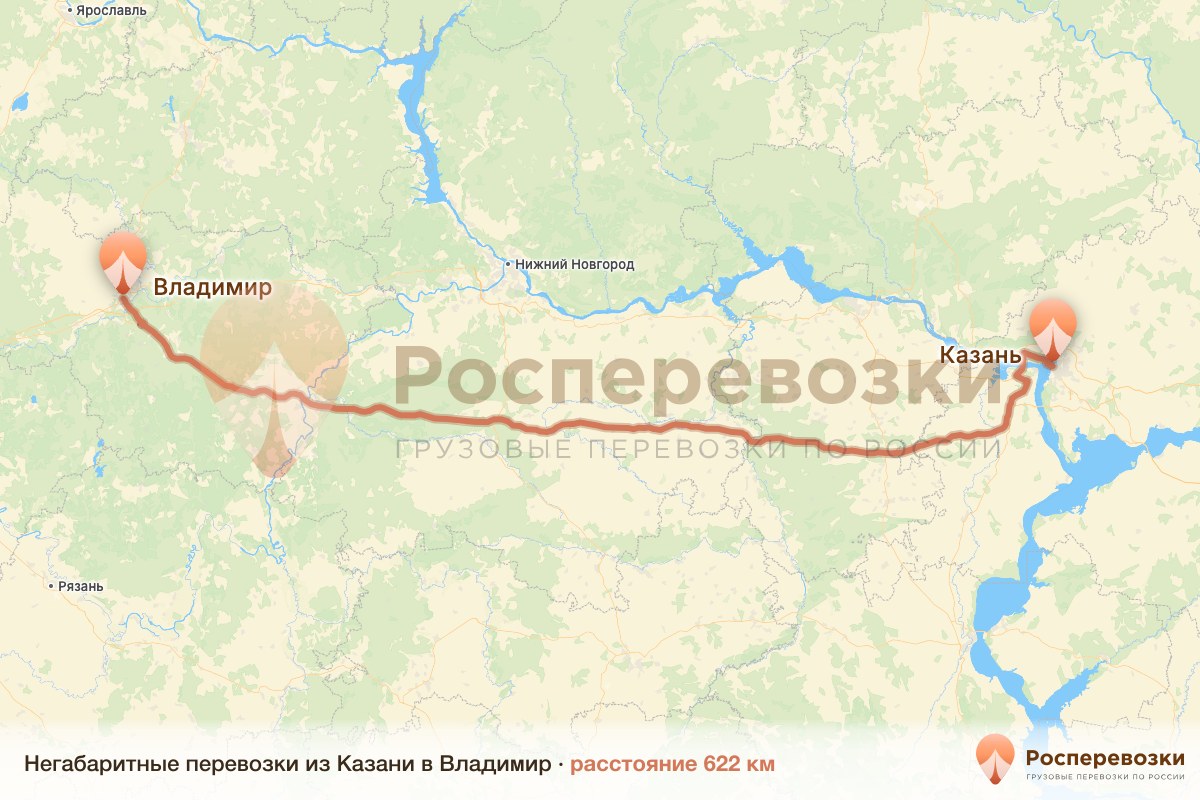 Негабарит Казань Владимир