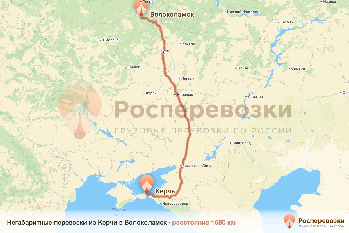 Негабарит Керчь Волоколамск
