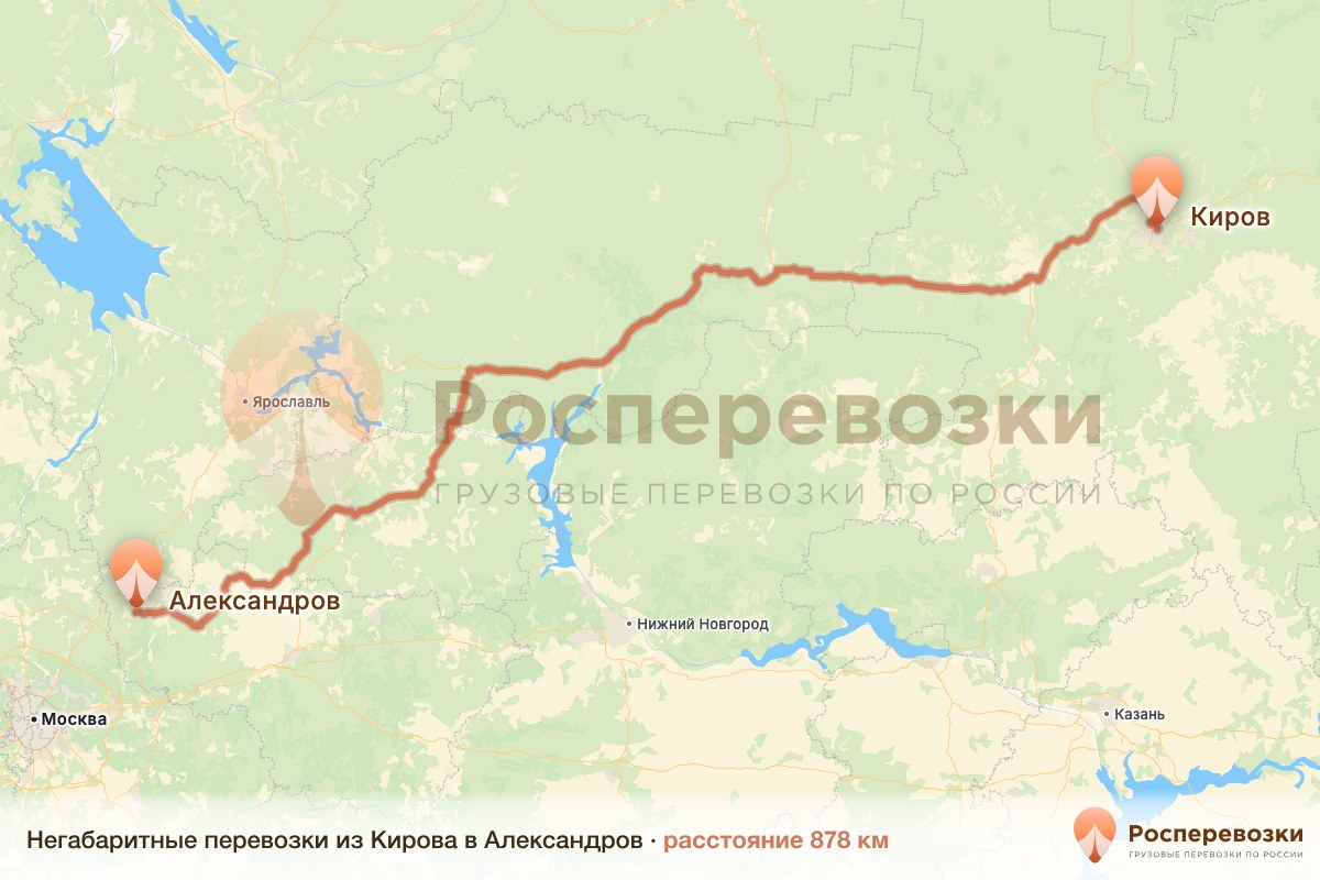 Негабарит Киров Александров