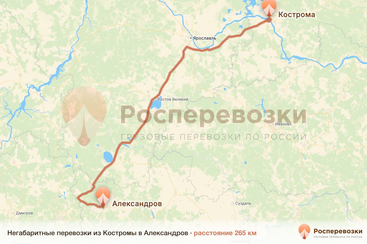 Негабарит Кострома Александров