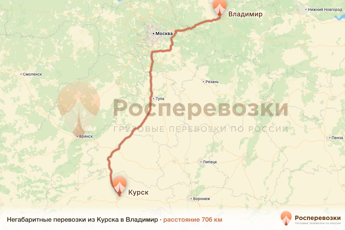 Негабарит Курск Владимир