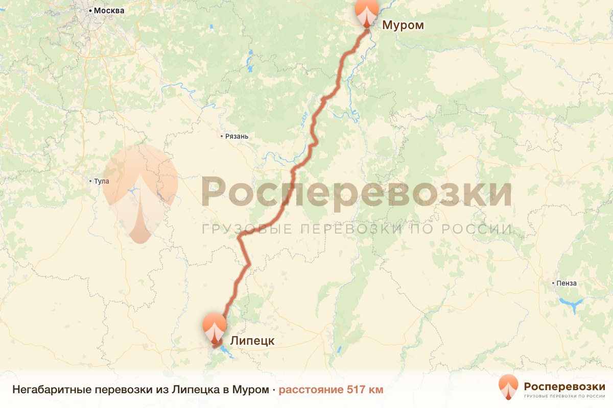 Негабарит Липецк Муром