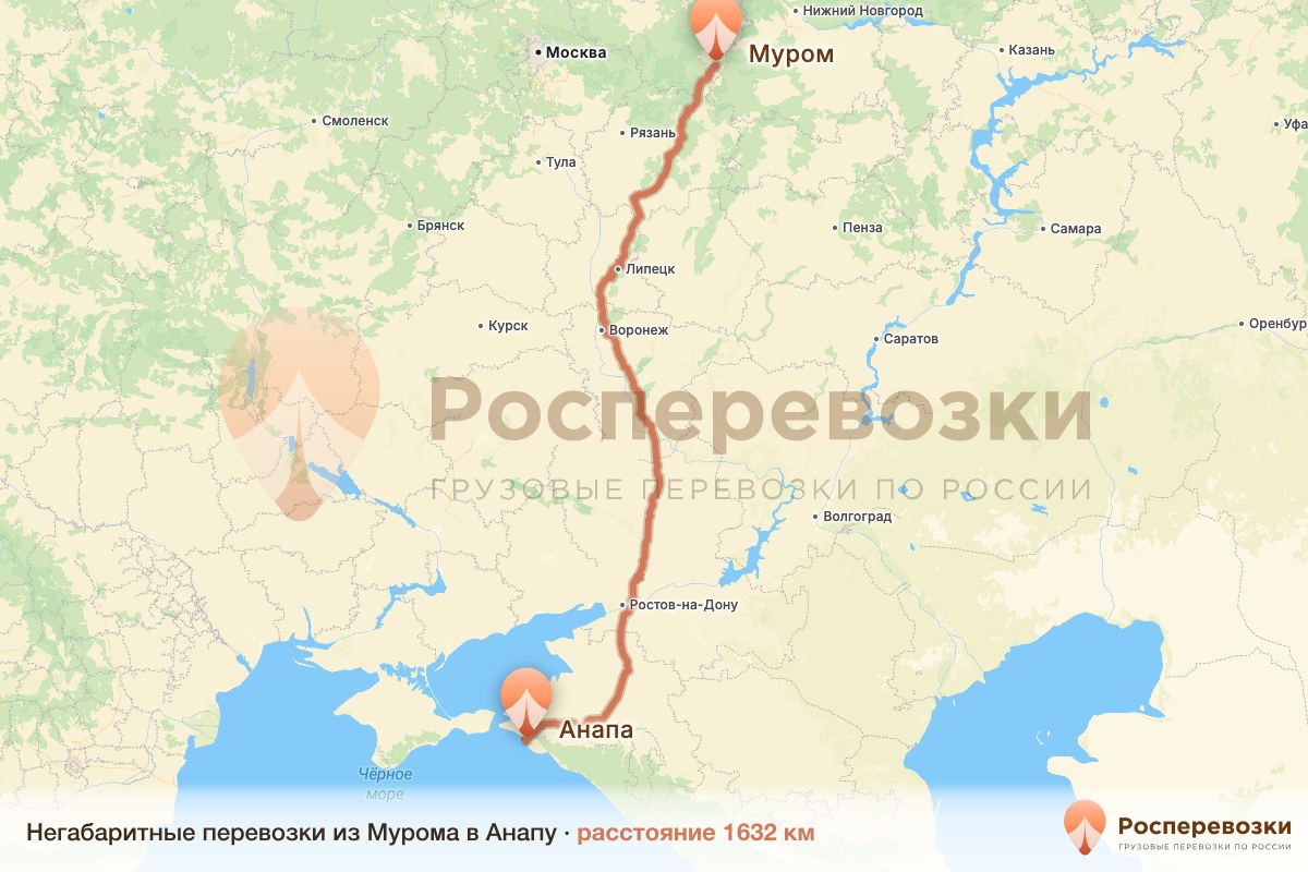 Негабарит Муром Анапа
