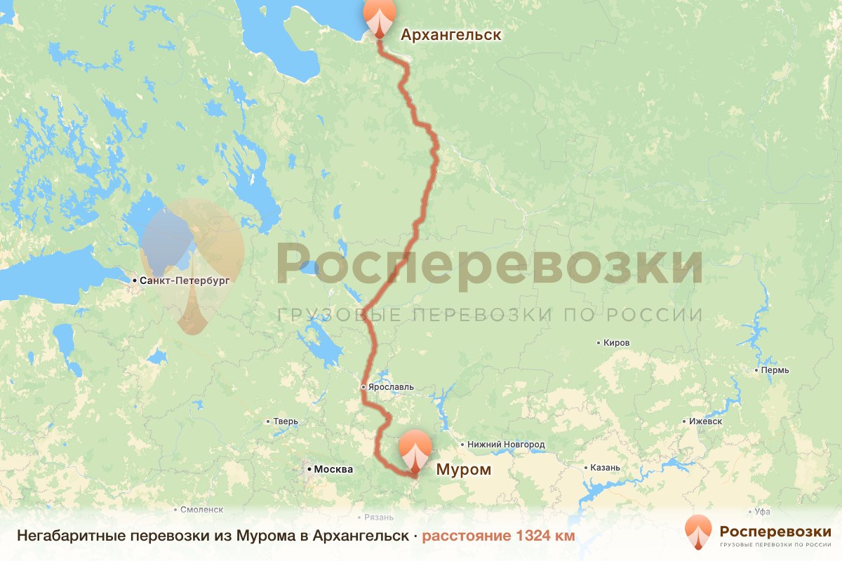 Негабарит Муром Архангельск