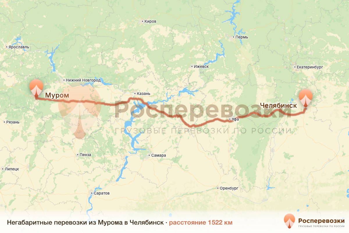 Негабарит Муром Челябинск