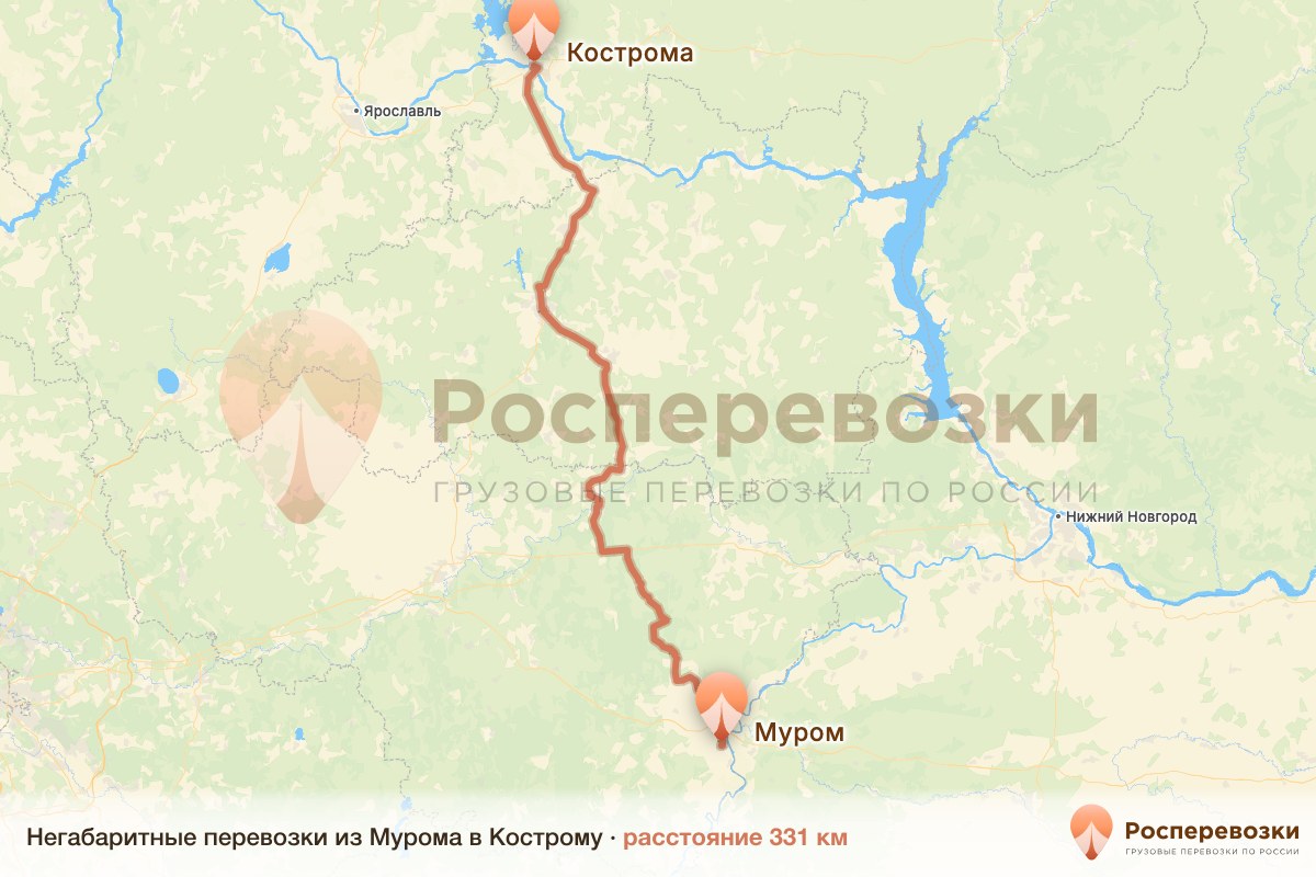 Негабарит Муром Кострома