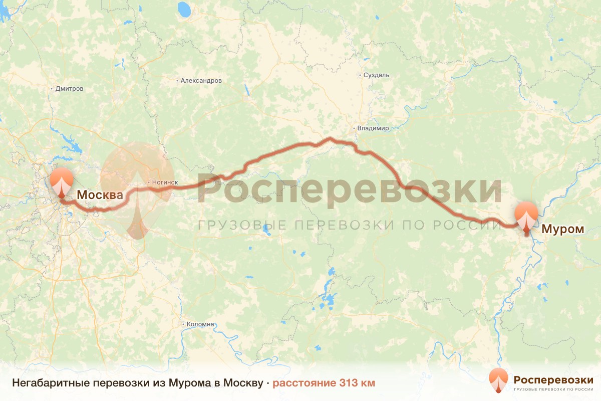 Негабарит Муром Москва