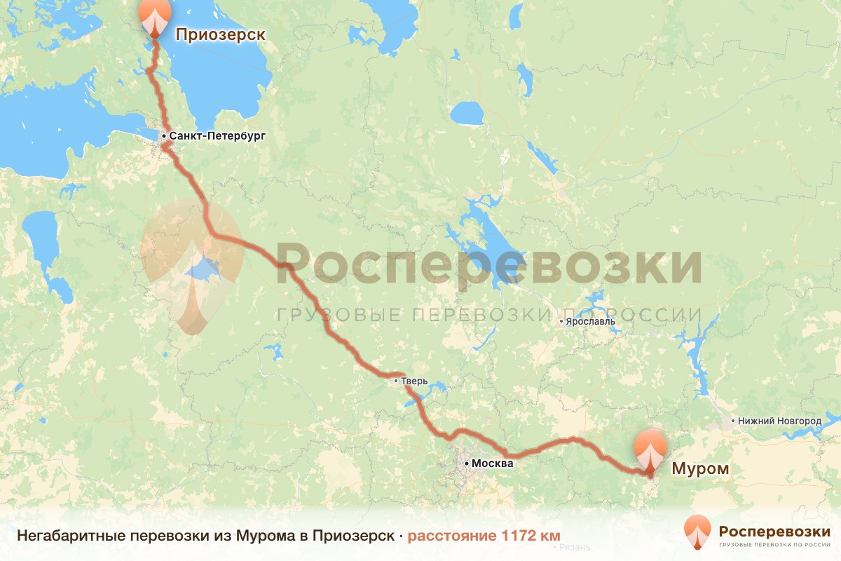 Негабарит Муром Приозерск