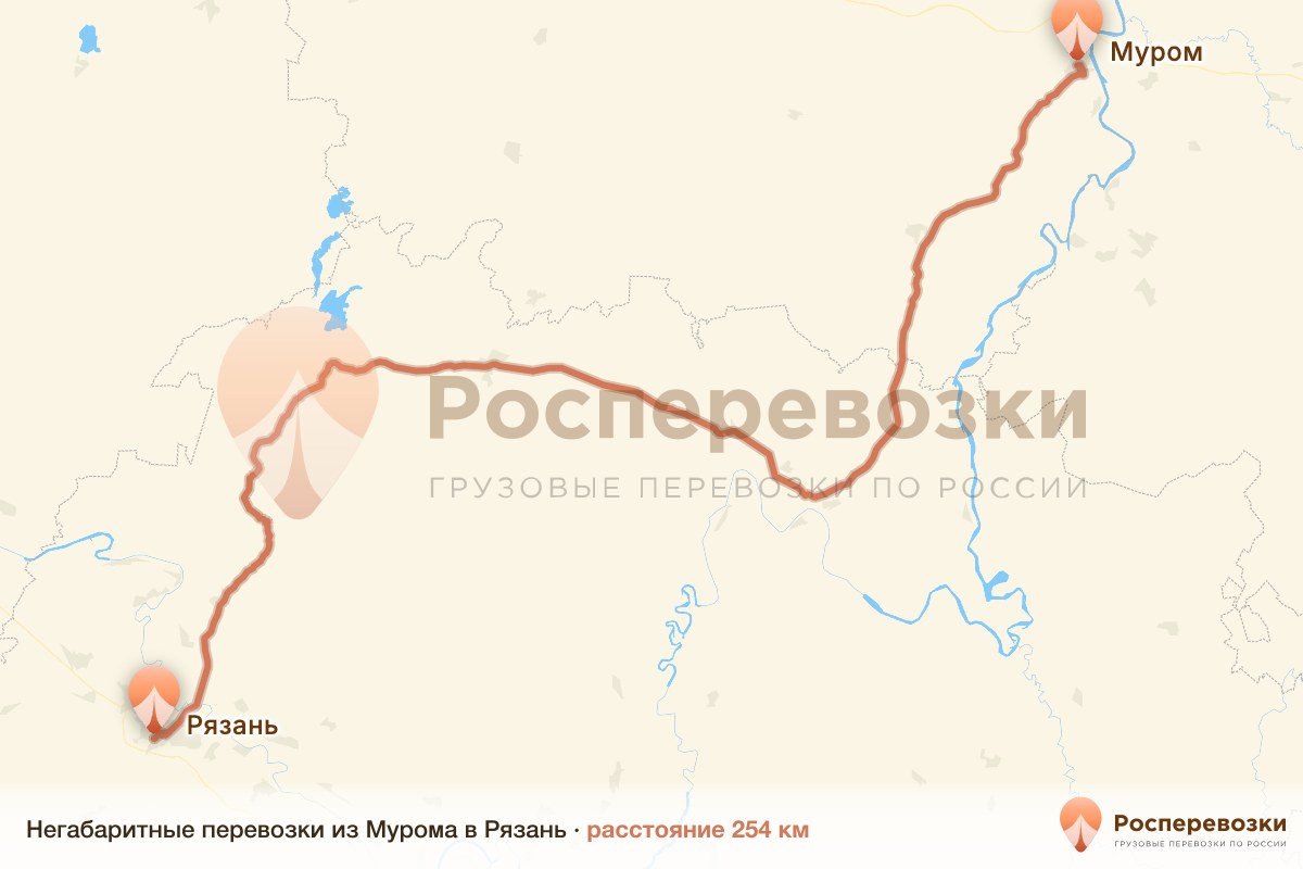 Негабарит Муром Рязань
