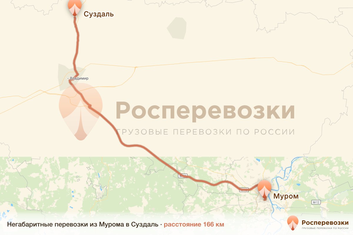 Негабарит Муром Суздаль
