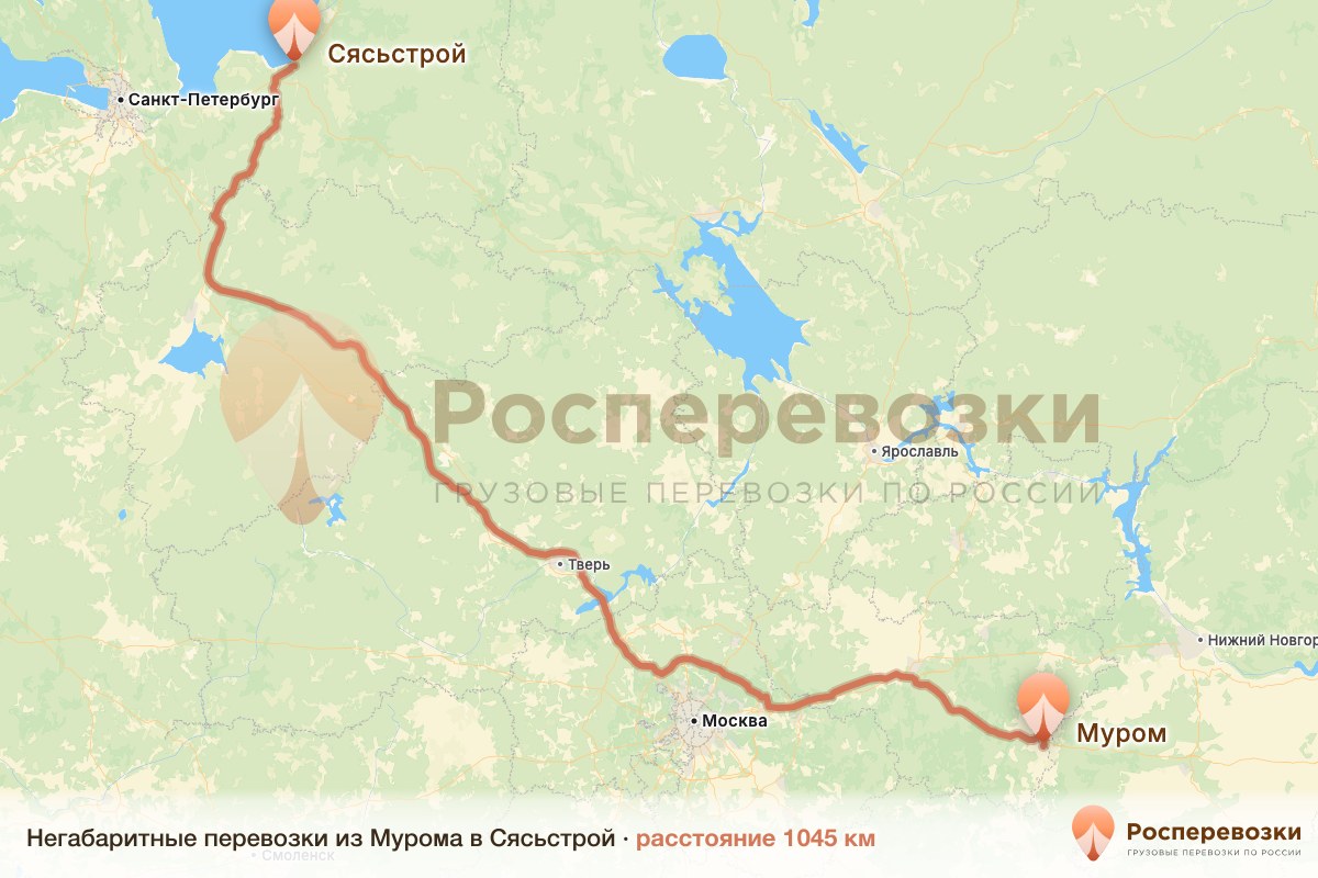 Негабарит Муром Сясьстрой