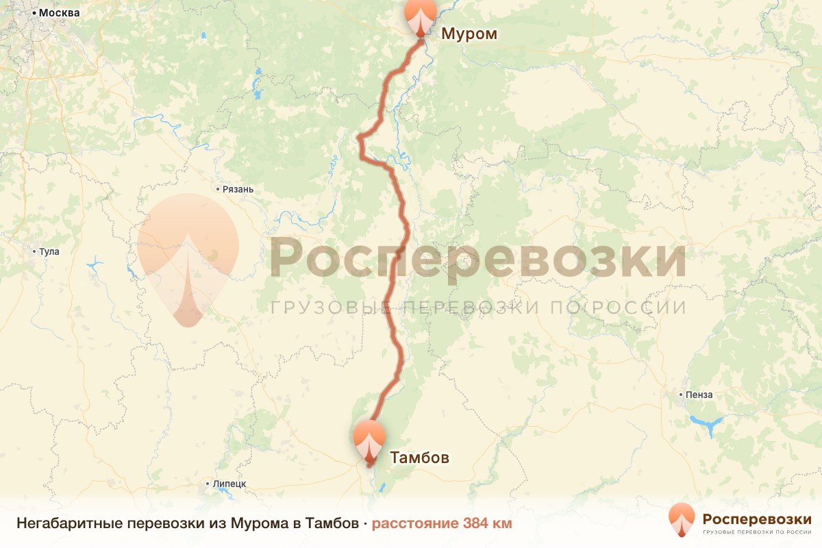 Негабарит Муром Тамбов