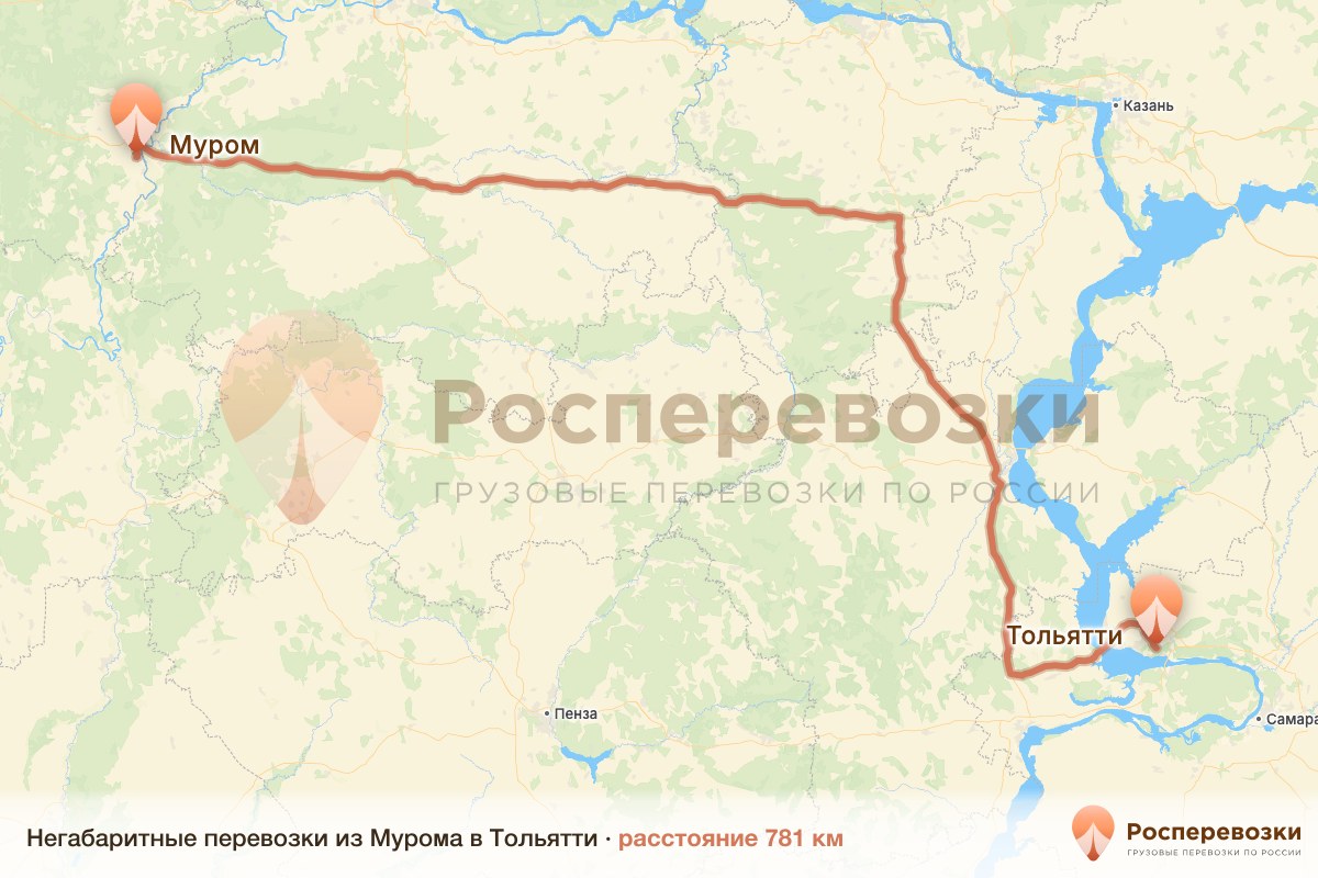 Негабарит Муром Тольятти