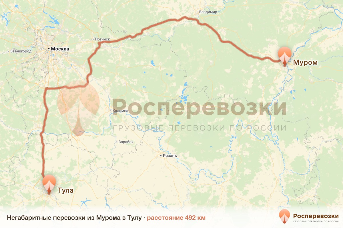 Негабарит Муром Тула