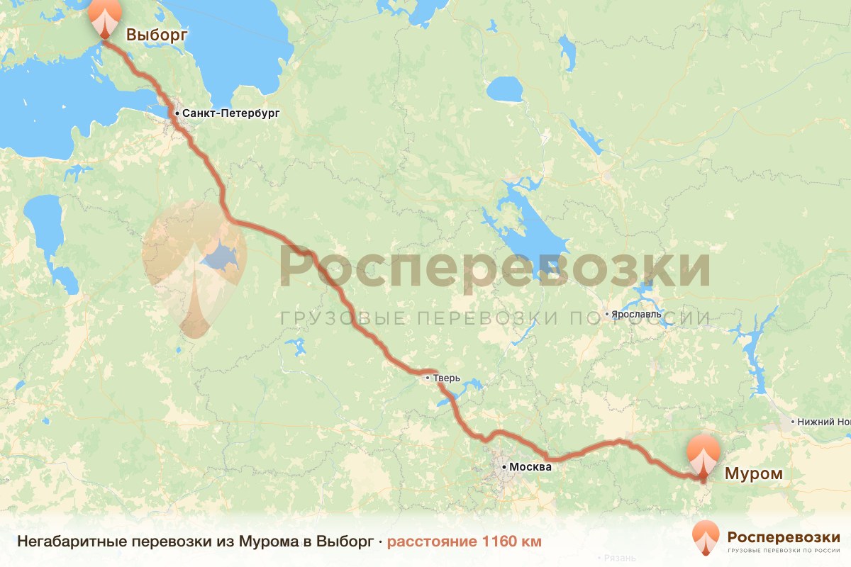 Негабарит Муром Выборг