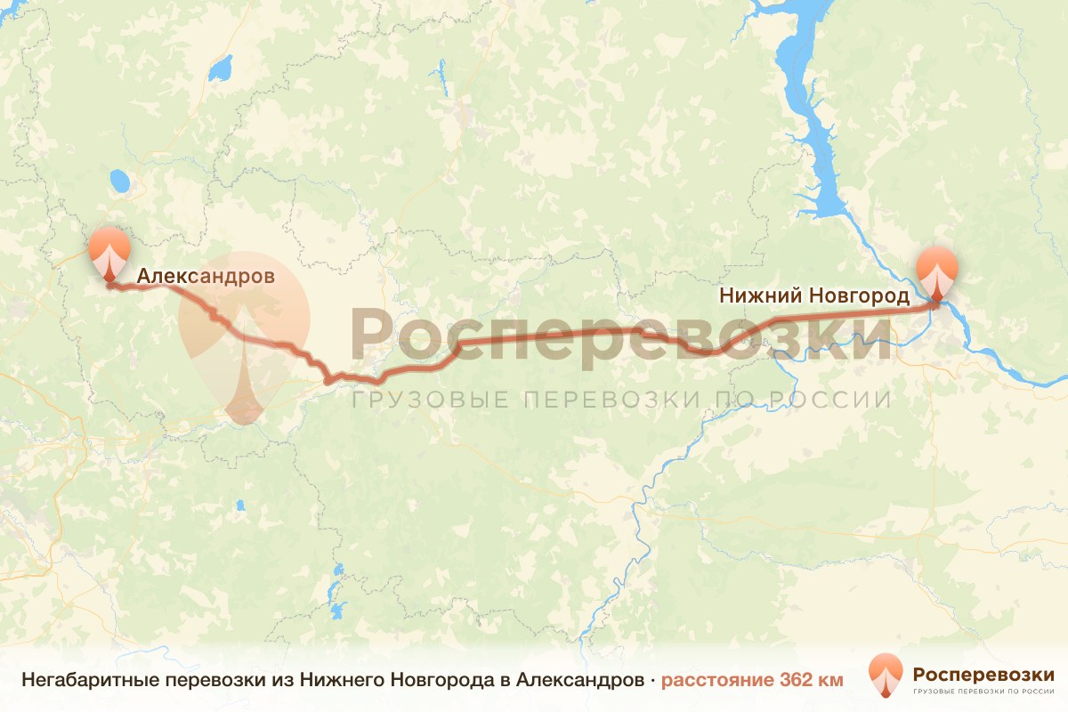 Негабарит Нижний Новгород Александров