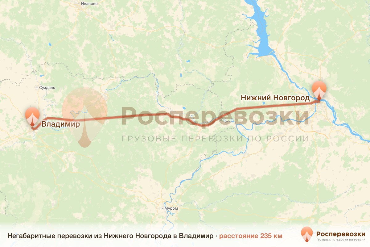 Негабарит Нижний Новгород Владимир