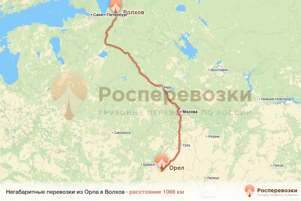 Негабарит Орел Волхов