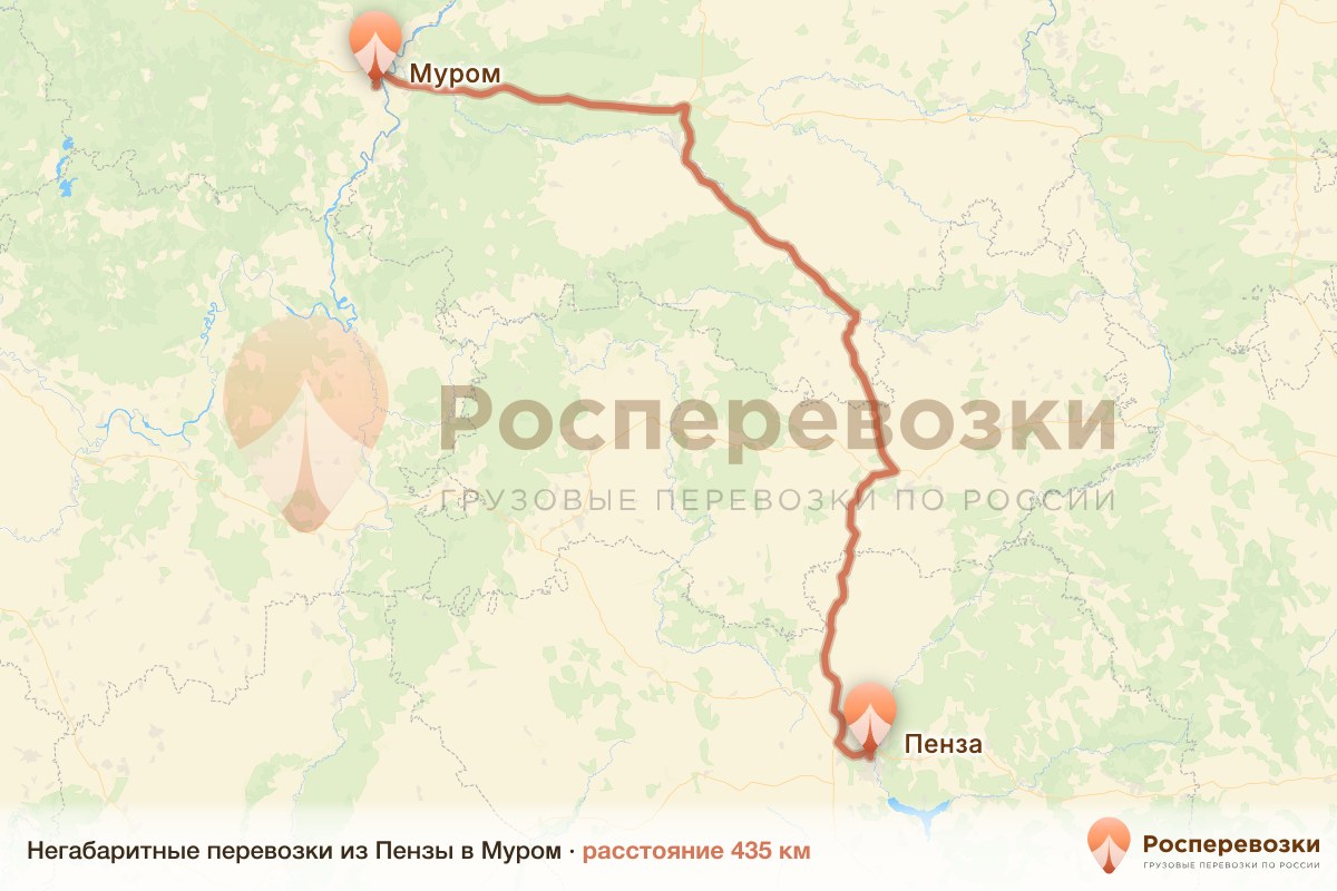 Негабарит Пенза Муром