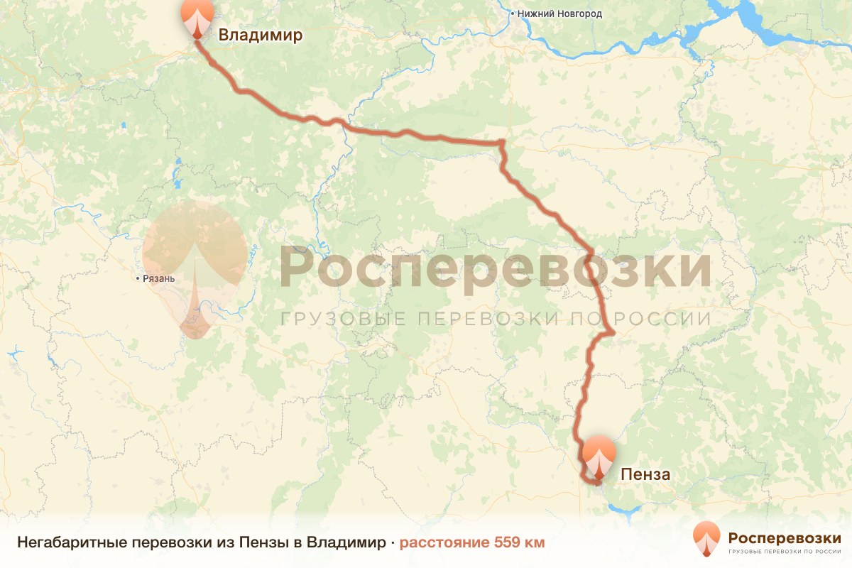 Негабарит Пенза Владимир