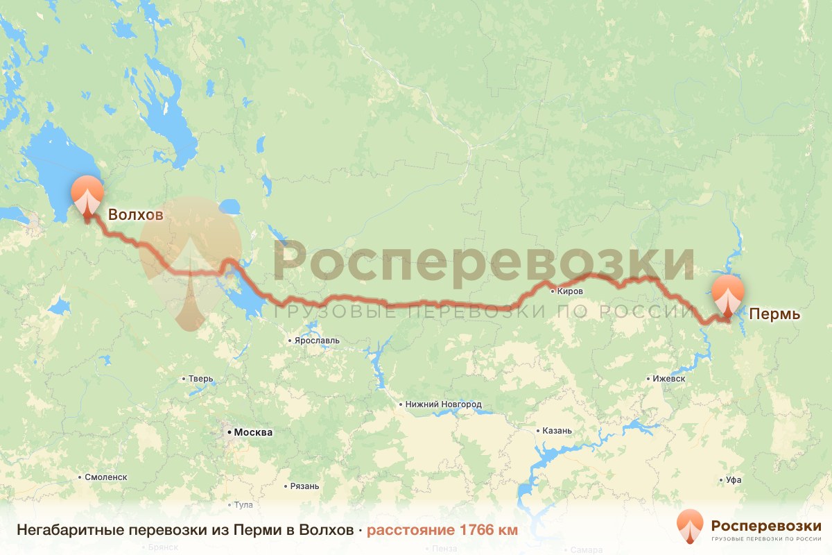 Негабарит Пермь Волхов