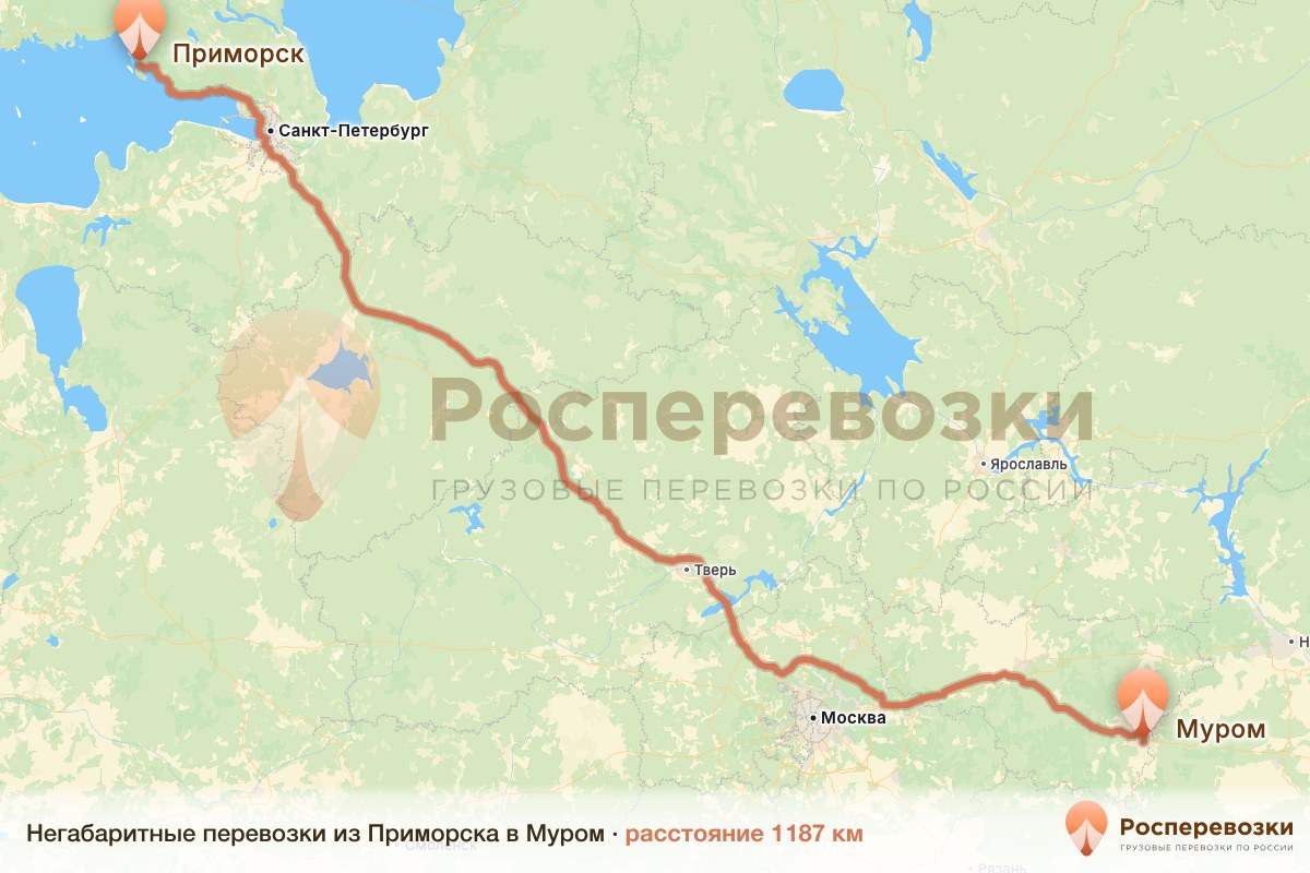 Негабарит Приморск Муром