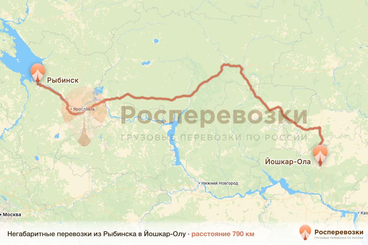 Негабарит Рыбинск Йошкар-Ола