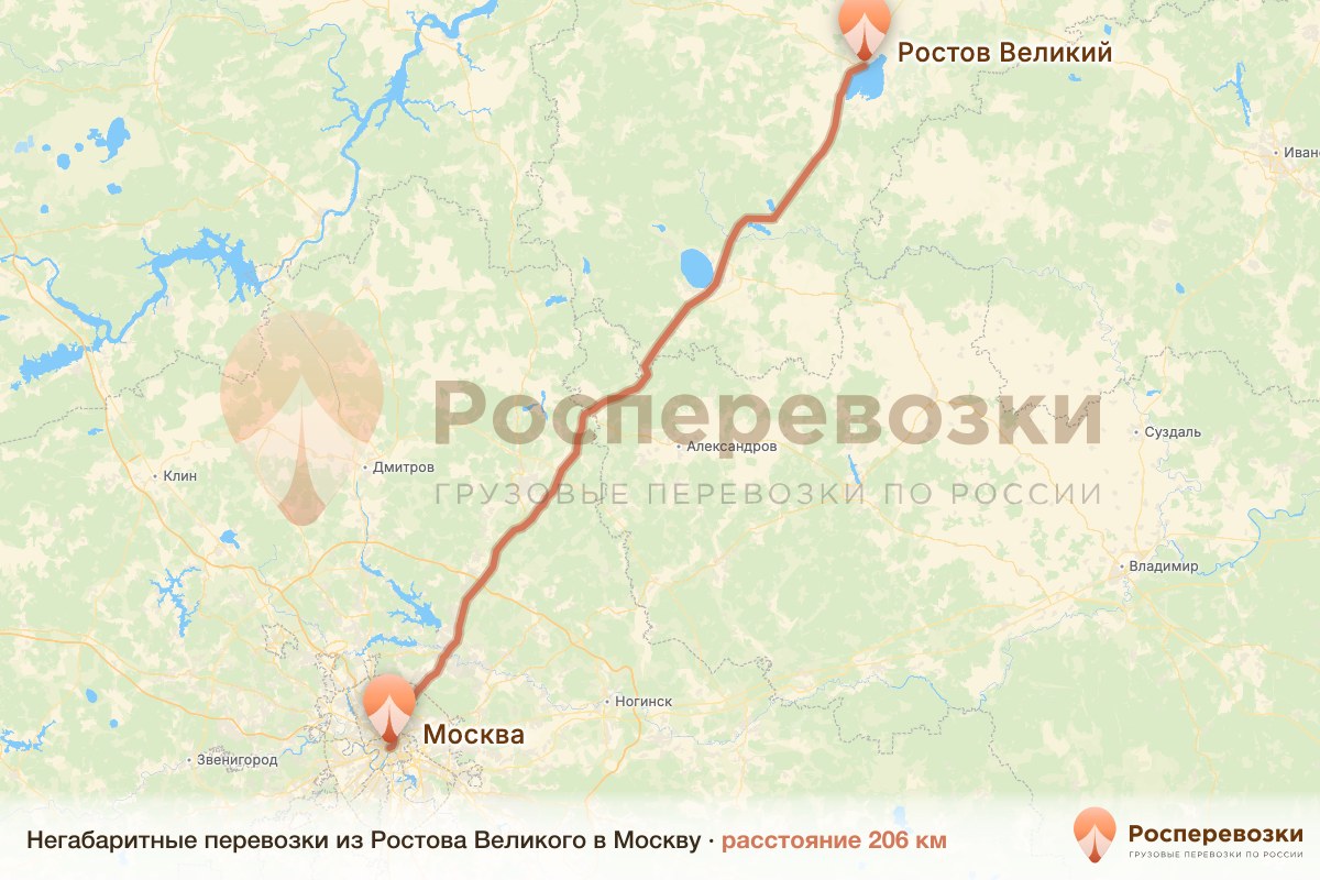 Негабарит Ростов Москва