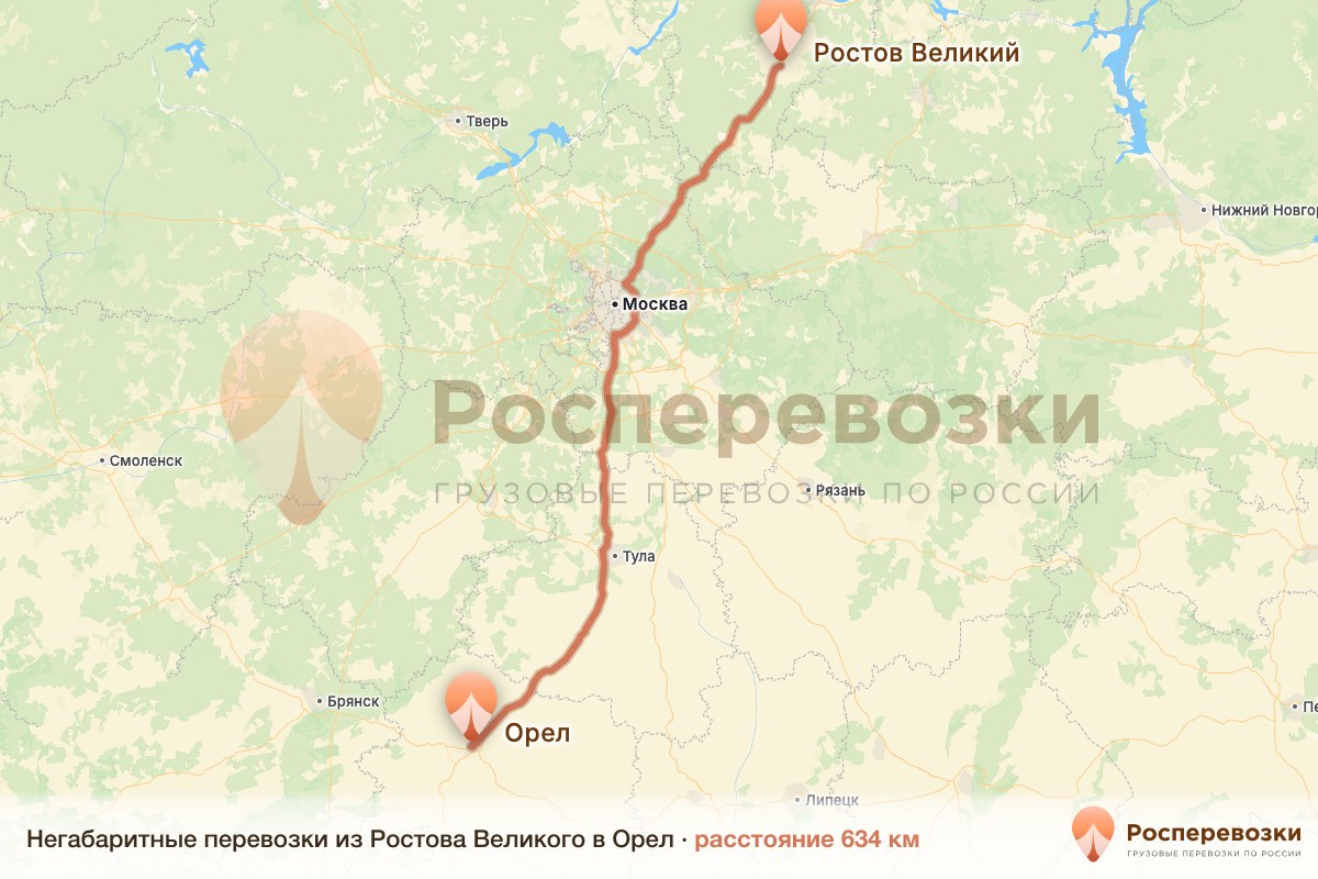 Негабарит Ростов Орел
