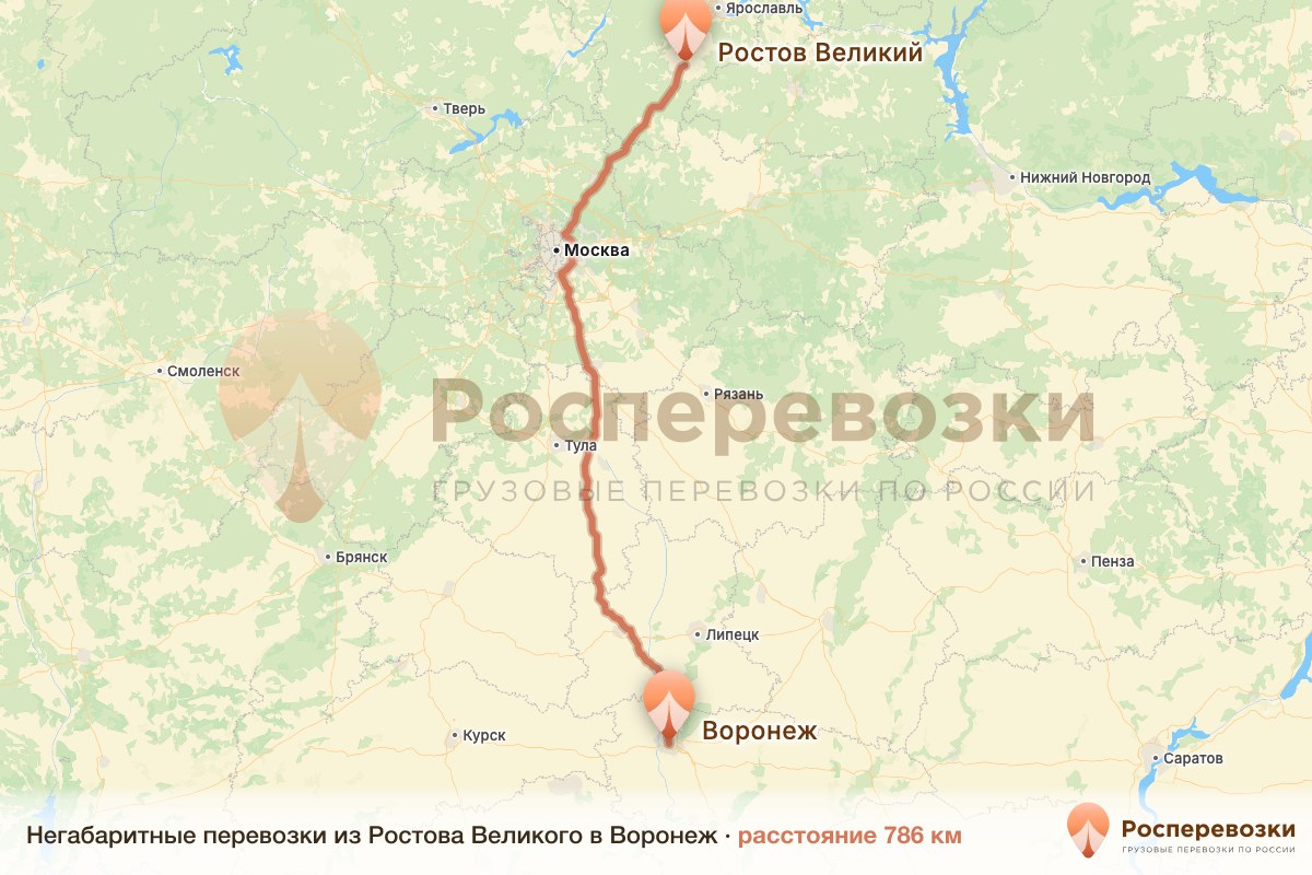 Негабарит Ростов Воронеж