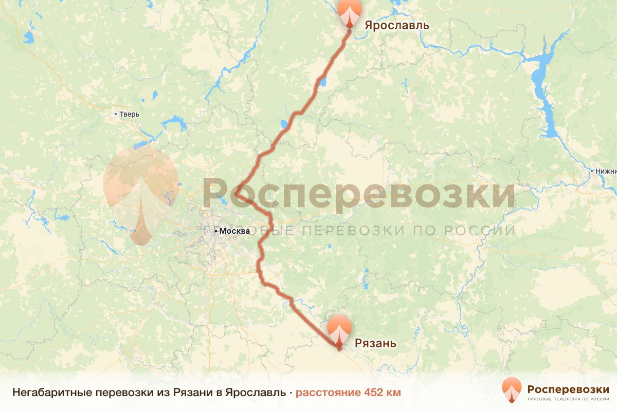 Негабарит Рязань Ярославль