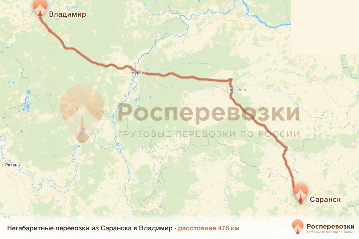 Негабарит Саранск Владимир