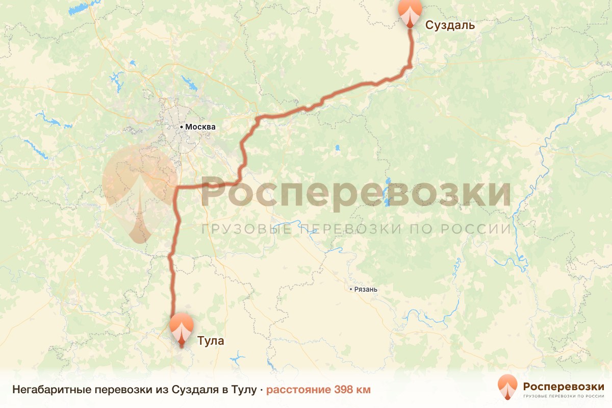 Негабарит Суздаль Тула