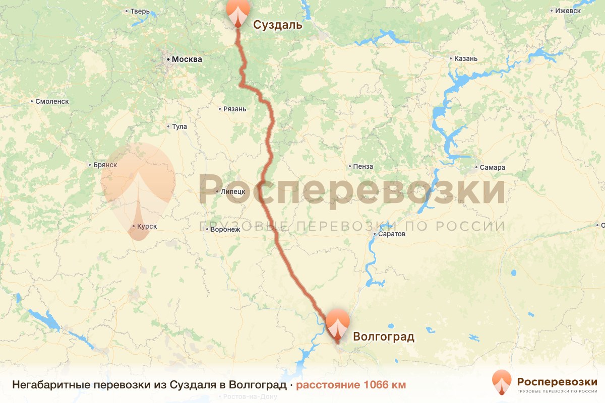 Негабарит Суздаль Волгоград