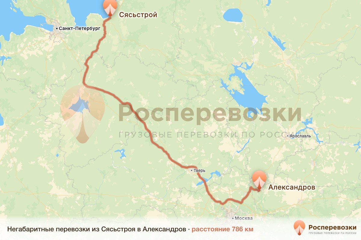 Негабарит Сясьстрой Александров