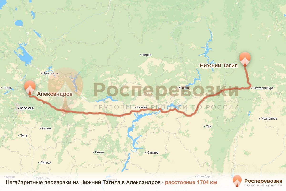 Негабарит Нижний Тагил Александров