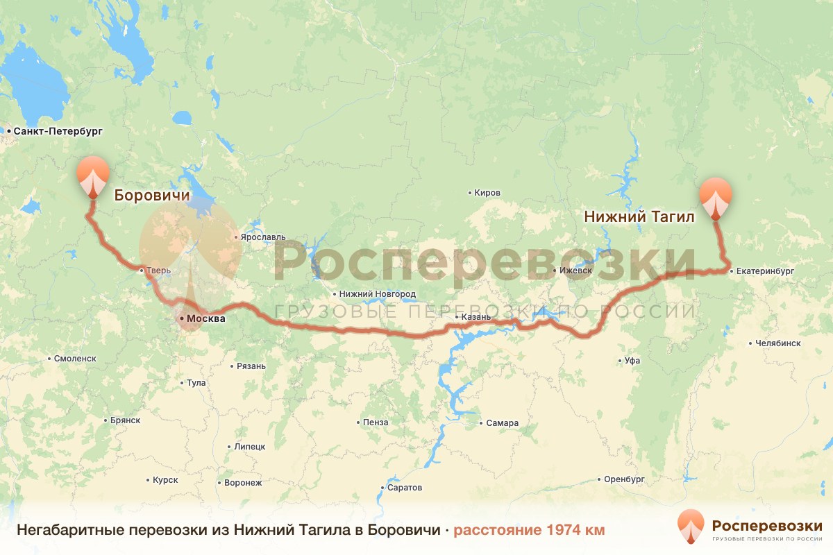 Негабарит Нижний Тагил Боровичи