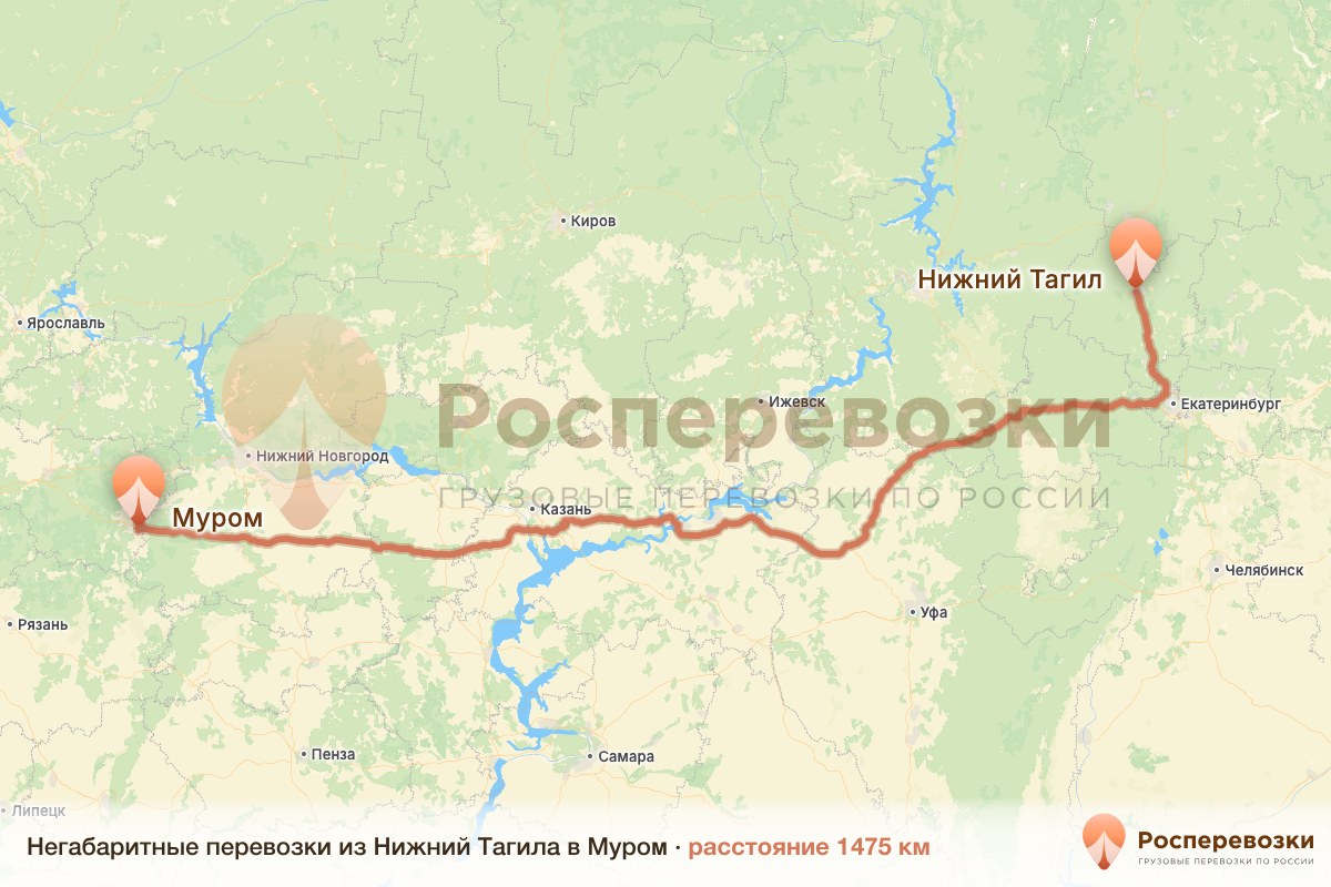 Негабарит Нижний Тагил Муром