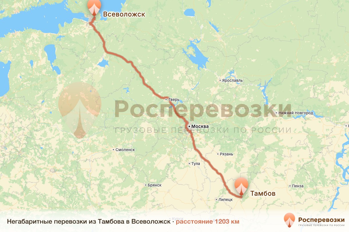 Негабарит Тамбов Всеволожск