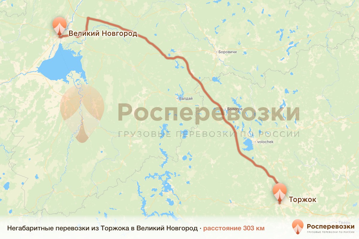 Негабарит Торжок Великий Новгород