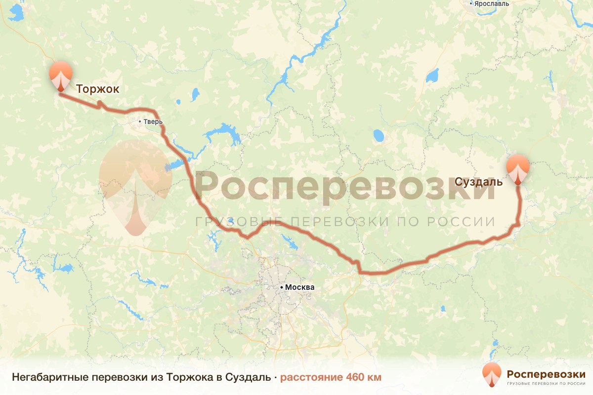 Негабарит Торжок Суздаль