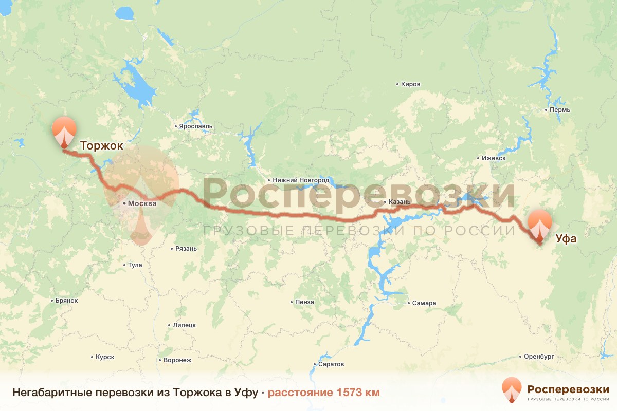 Негабарит Торжок Уфа