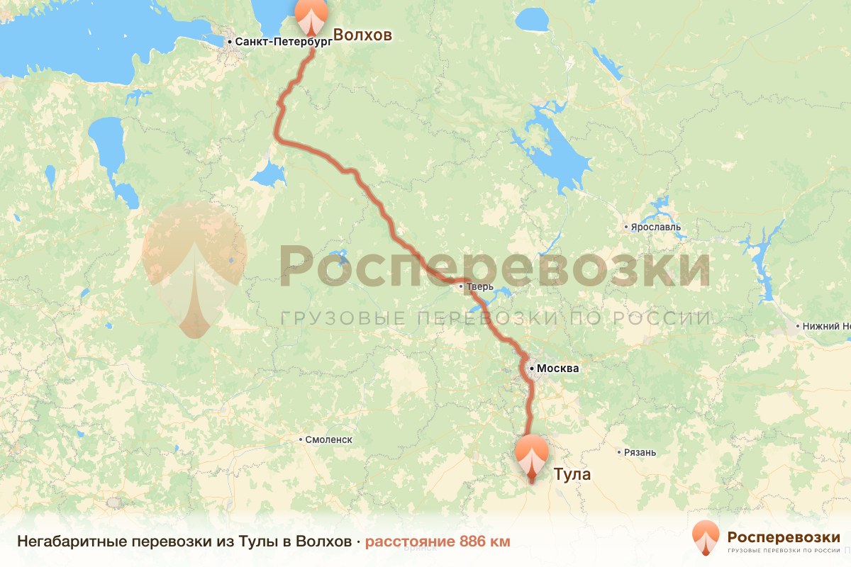 Негабарит Тула Волхов